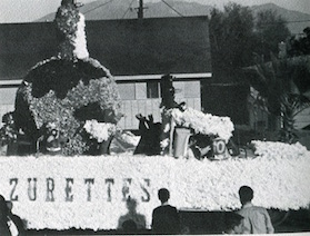 First homecoming float