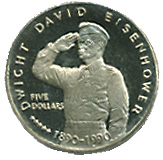 Ike coin back